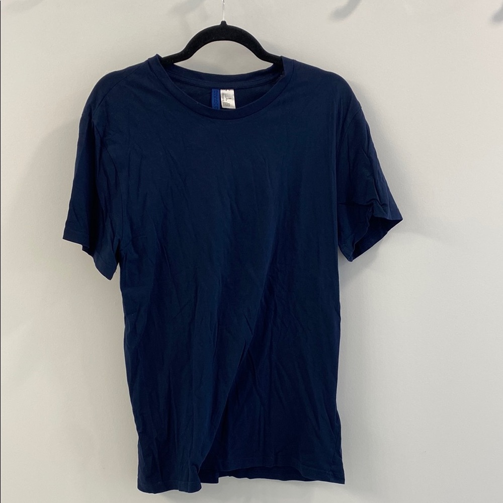 H & M Navy Tee - Men Large